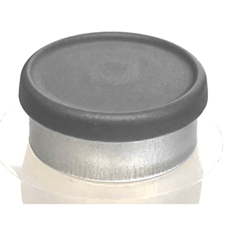 20mm Dark Gray Flip Cap Vial Seals, West Pharma, Bag of 1,000