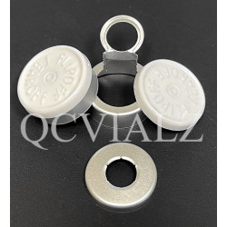 West 20mm Flip Off-Tear Off® Vial Seals, White, Bag 1000
