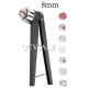 8mm Aluminum Seal Vial Crimper