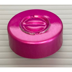 20mm Center Tear Out Unlined Aluminum Vial Seals, Wine, Bag of 1000