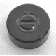 20mm Center Tear Out Unlined Aluminum Vial Seals, Black, Bag of 1000