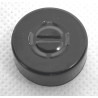 20mm Center Tear Out Unlined Aluminum Vial Seals, Black, Bag of 1000