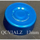 13mm Aluminum Center Tear Vial Seals, Sapphire Blue, Bag of 1,000