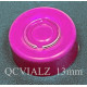 13mm Aluminum Center Tear Vial Seals, Wine, Bag of 1,000