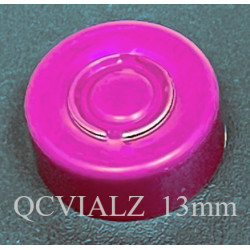 13mm Aluminum Center Tear Vial Seals, Wine, Bag of 1,000