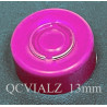 13mm Aluminum Center Tear Vial Seals, Wine, Bag of 1,000