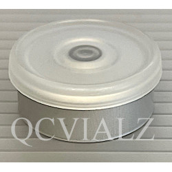 20mm Matte Clear Flip Cap Vial Seals, West Pharma, Bag of 1,000