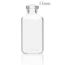 10mL Clear Serum Vials, 22x52mm, 13mm crimp, tray of 247 pieces