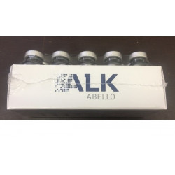 ALK 20mL Clear Sterile Serum Vials, Silver Seals, Pack of 10