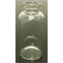 20mL Clear Serum Vials, Sloped Shoulders, SPG 28x58mm, Tray of 180