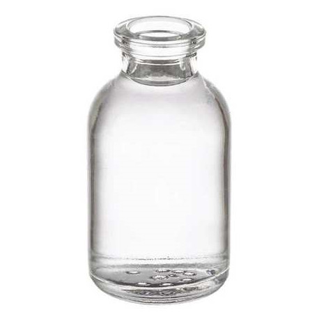 20ml Clear Molded Serum Bottle Vial, 20mm crimp, Module of 120 pieces
