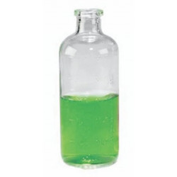 250ml Clear Molded Serum Bottle Vial, 60x145mm, Case of 36