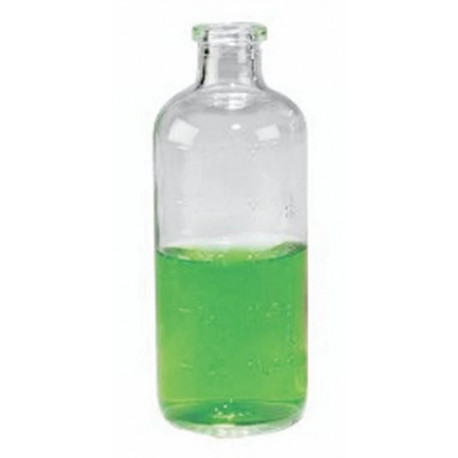 250ml Clear Molded Serum Bottle Vial, 60x145mm, Case of 36